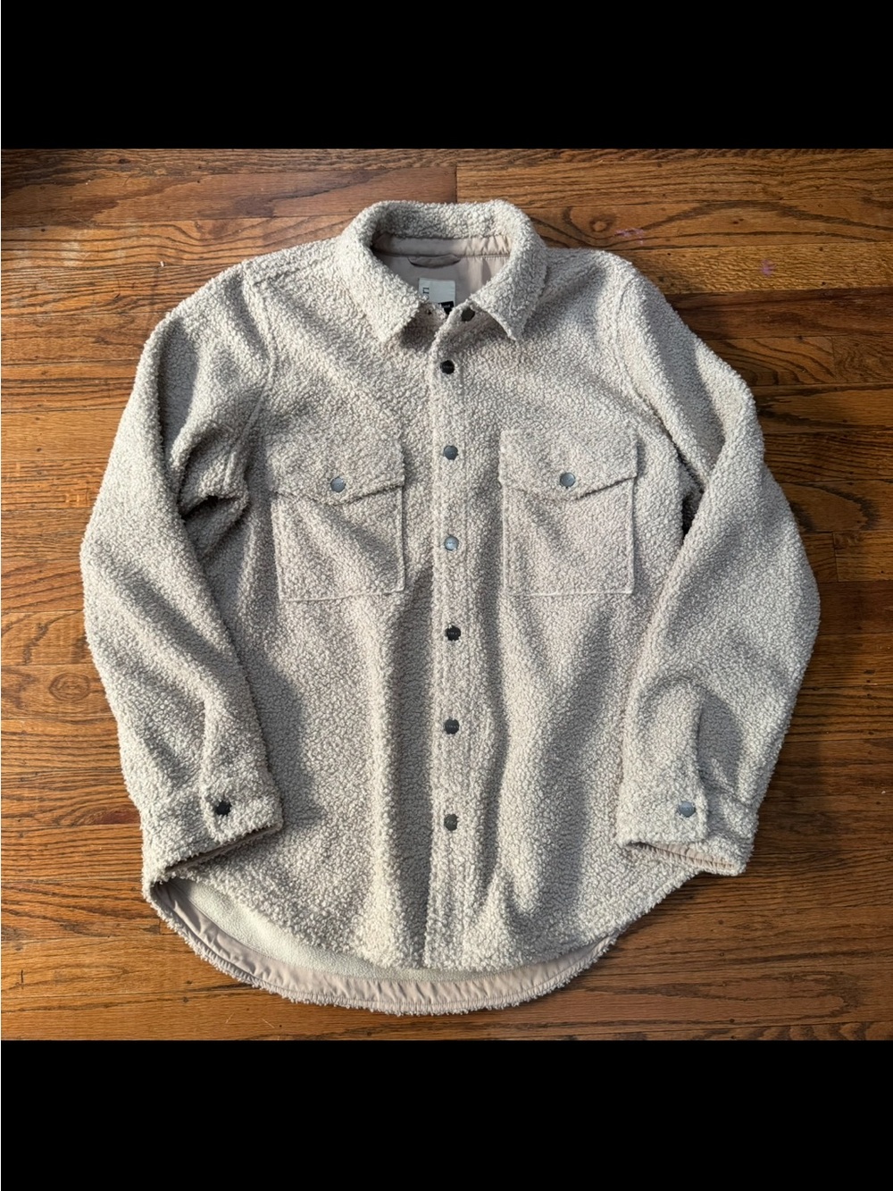 Vuori Sherpa Sycamore Shirt Jacket in Dark Salt M EUC